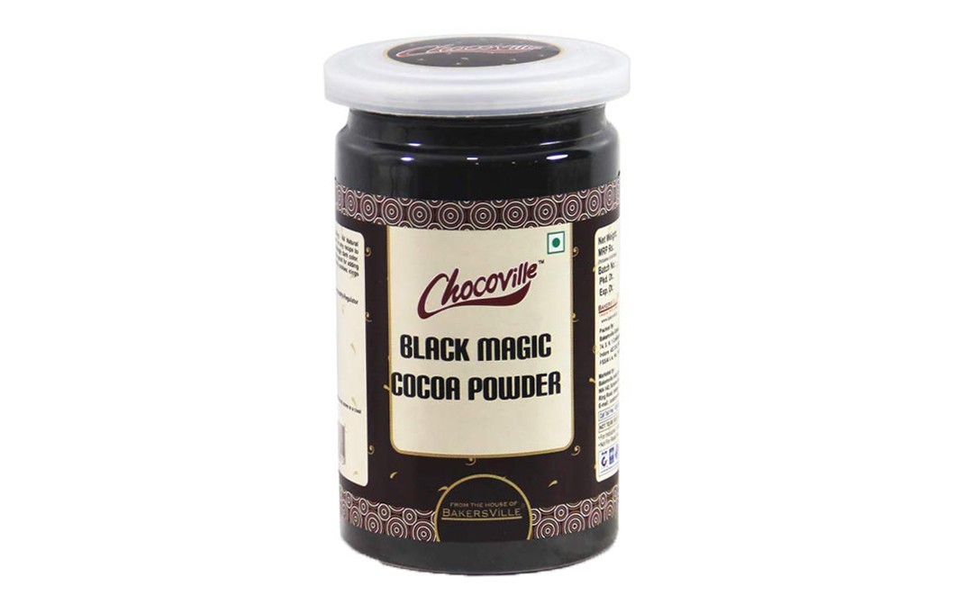 Chocoville Black Magic Cocoa Powder    Plastic Jar  150 grams